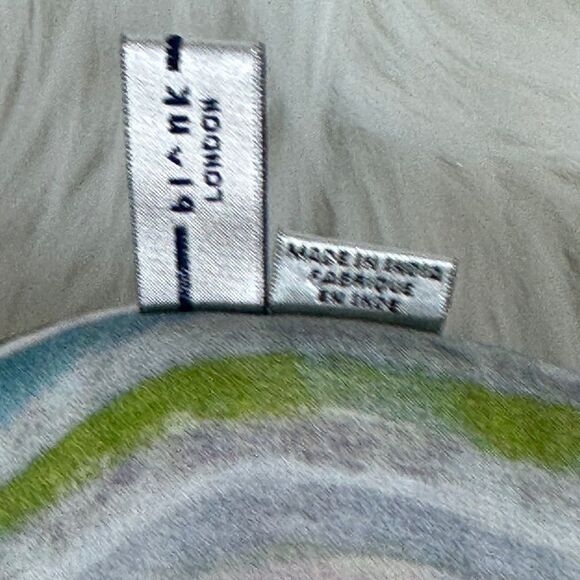 Anthropologie Blank London Pastel Stripe Chiffon Bell Sleeve Wrap Top Sz S - Picture 6 of 7